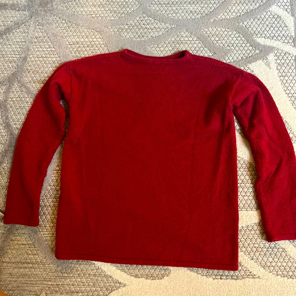 Red sweater from united colors of Benetton